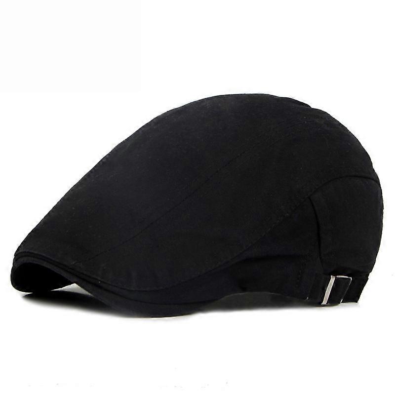 Cotton Solid Color Retro Style Cap Front Cap