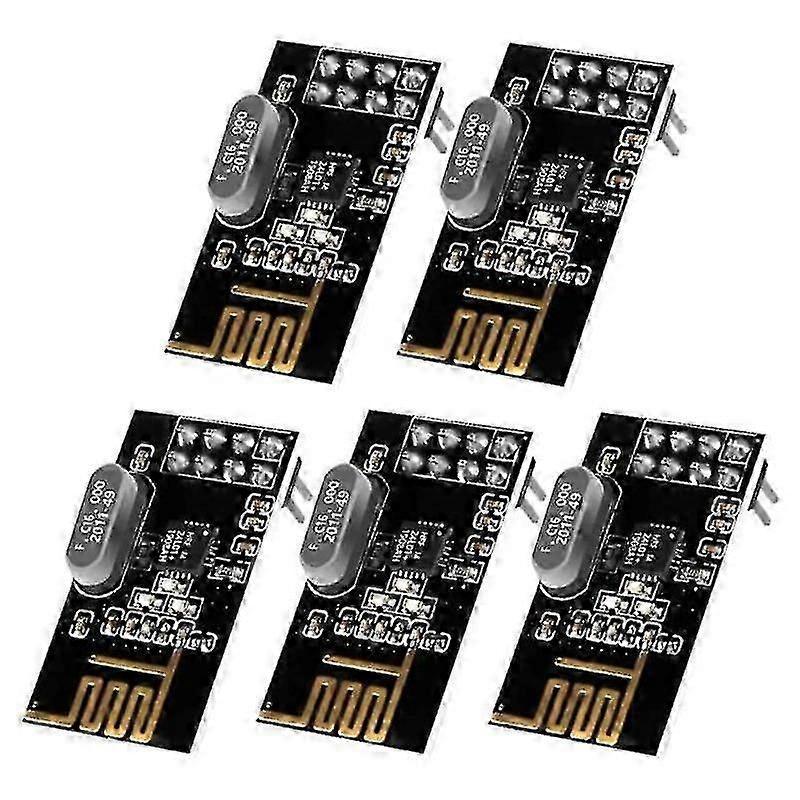 5pcs Nrf24l01+ Wireless Module 2.4g Upgrade Module compatible with Wireless Communication Module compatible with Diy Experi