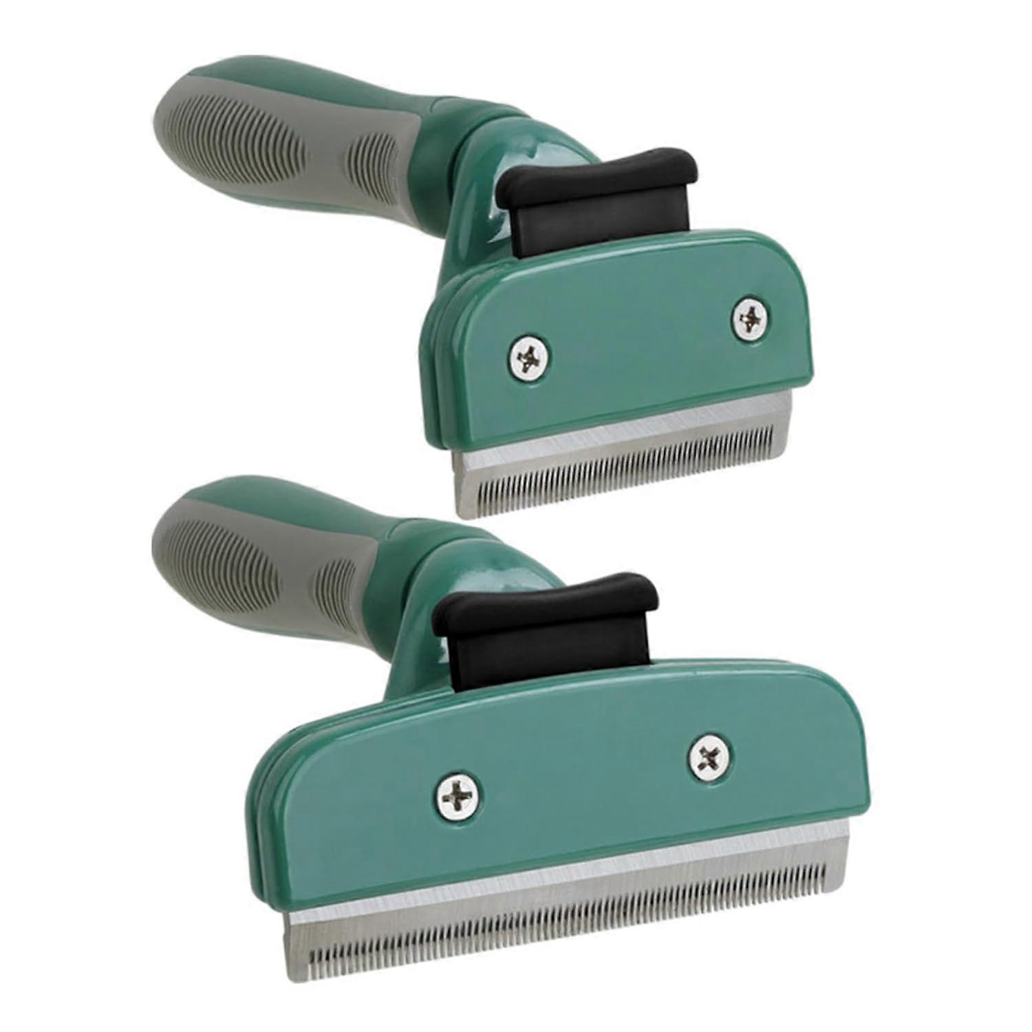 Pet Comb Cat And Dog Slim Fine-Tooth Detangling Comb Open-Knot Fluff Removal Grooming Tool