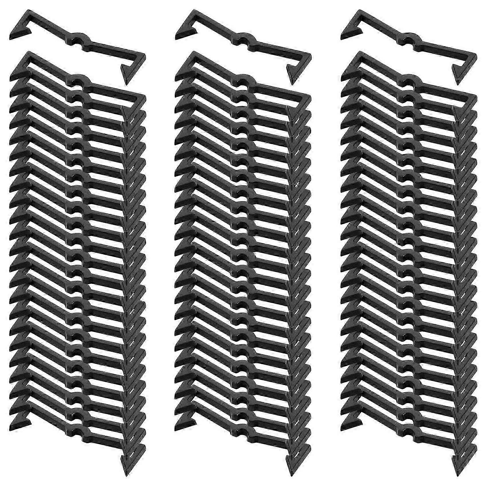 Storage Rack with 100 Plastic Hooks and Locking Display Pegboard