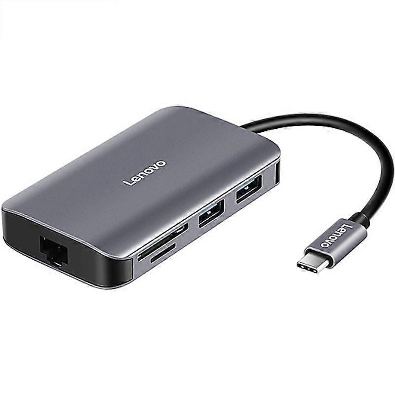 Lenovo F1-C08 8 In 1 Type-C / USB-C to HDMI Converter Hub