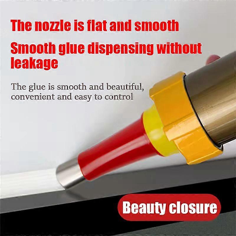27Pcs Stainless Steel Caulk Nozzle Applicator with Base Caulking Finisher Sealant Finishing Tool Kit