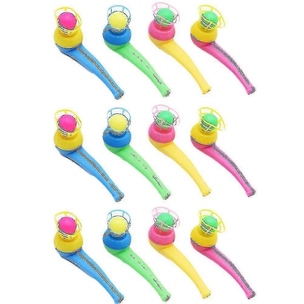 Random Color Suspended Blowpipe Blow Club12pcs,random Colour)