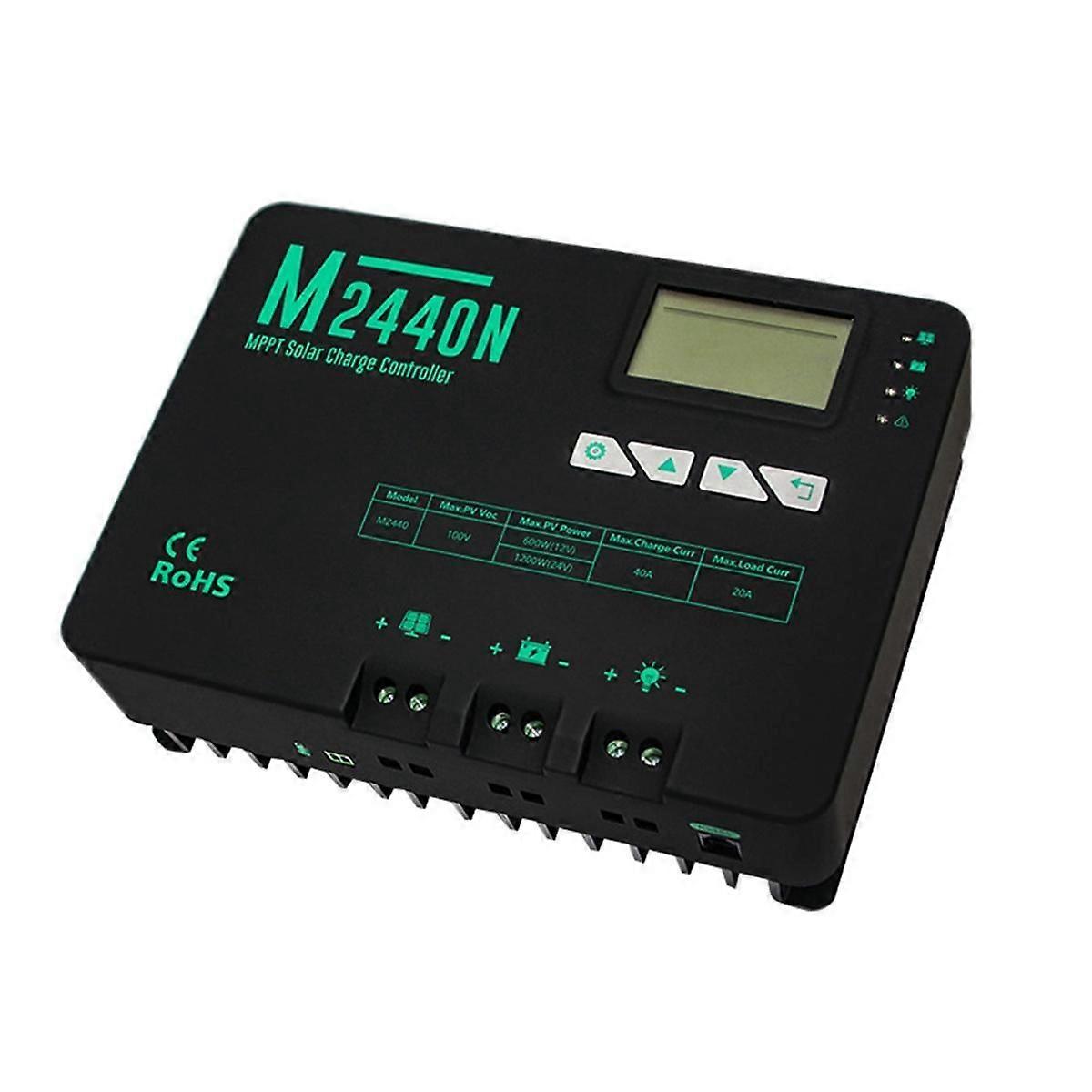 MPPT Solar Controller 12v24v 40A Rv Photovoltaic Controller Marine Controller with Lcd High-Definition Digital Display