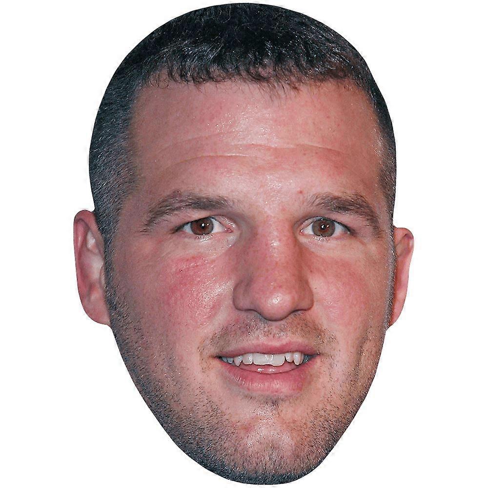Matt Hamill (Stubble) Celebrity Mask, Flat Card Face