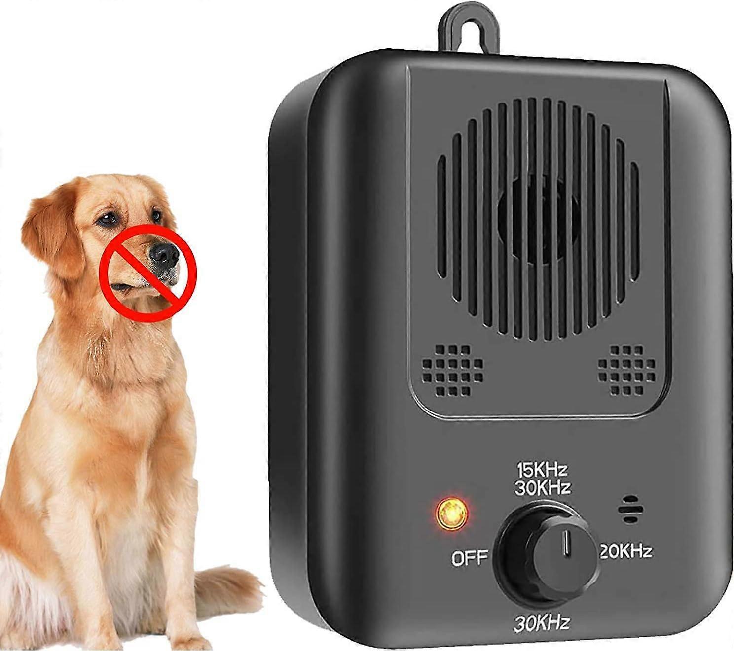 Dog Bark Control Device, Ultrasonic Dog Anti Barking Control Deterrent Device USB Rechargeable 30ft Range Safe for Dogs and Human