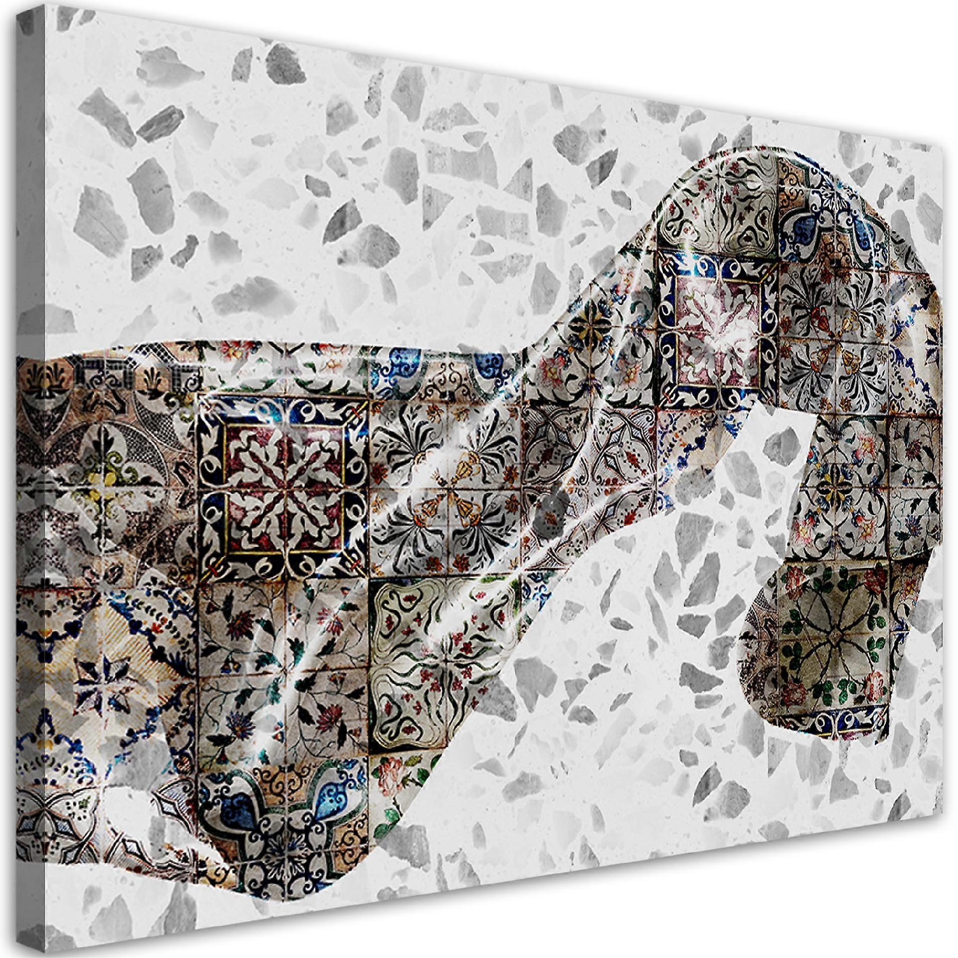 Lienzo, Tejido satinado - 100x70