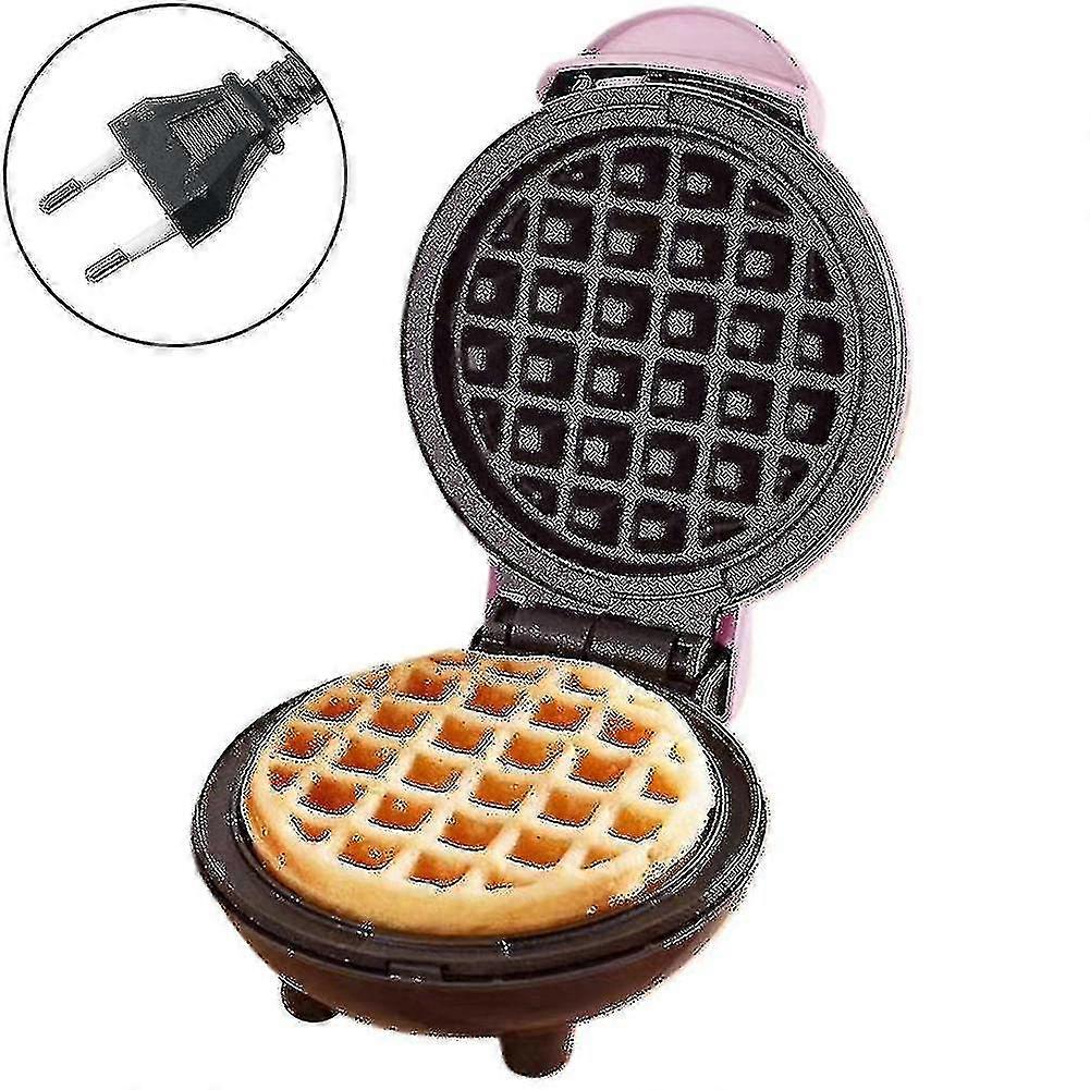 350w Electric Cake Baking Pan Kids Breakfast Machine Mini Waffle Maker Kitchen