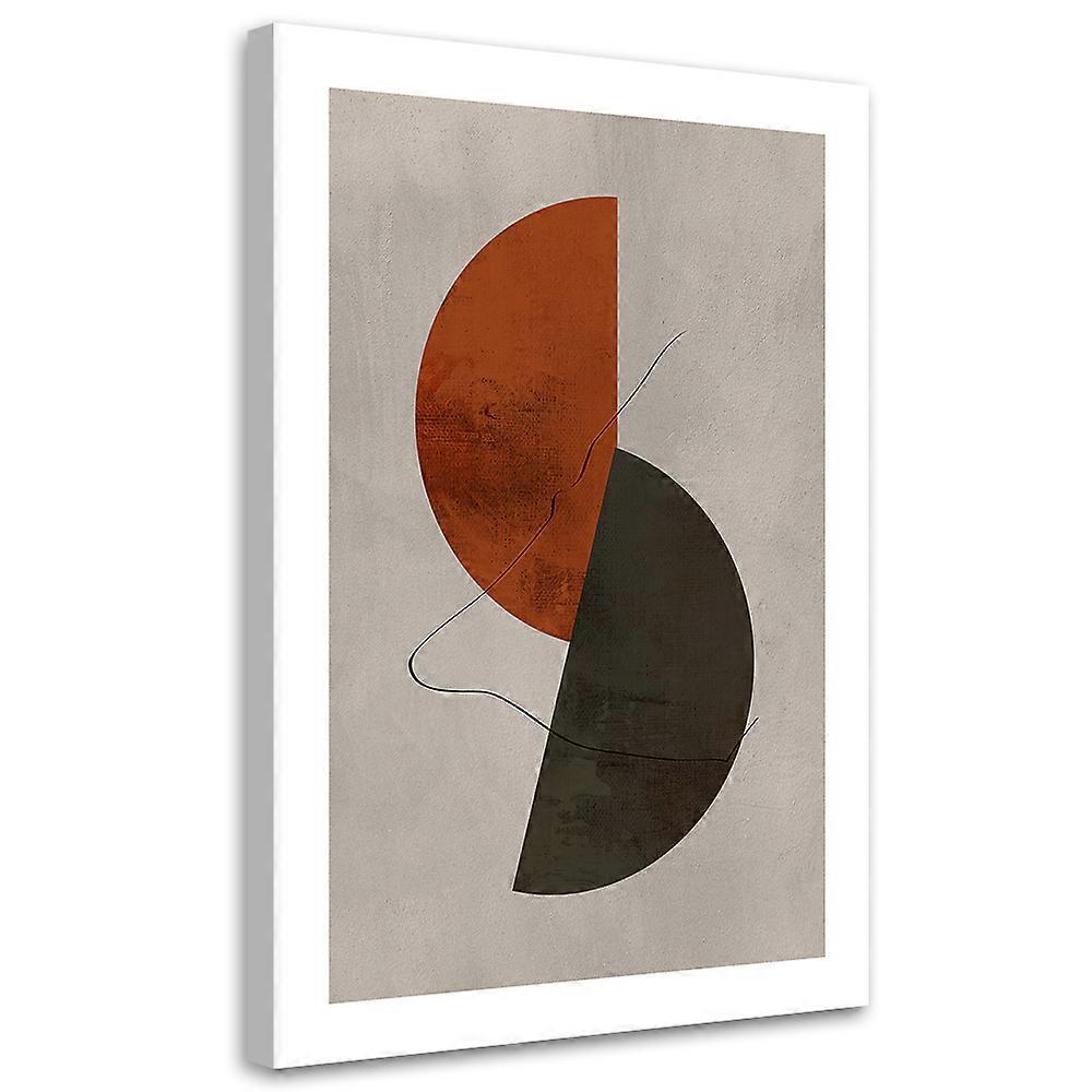 Lienzo Semicírculos de estilo boho - 40x60