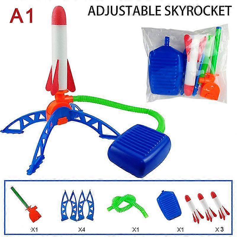 キッズエアストンプロケットフットポンプランチャーおもちゃスポーツゲームジャンプストンププレイセット