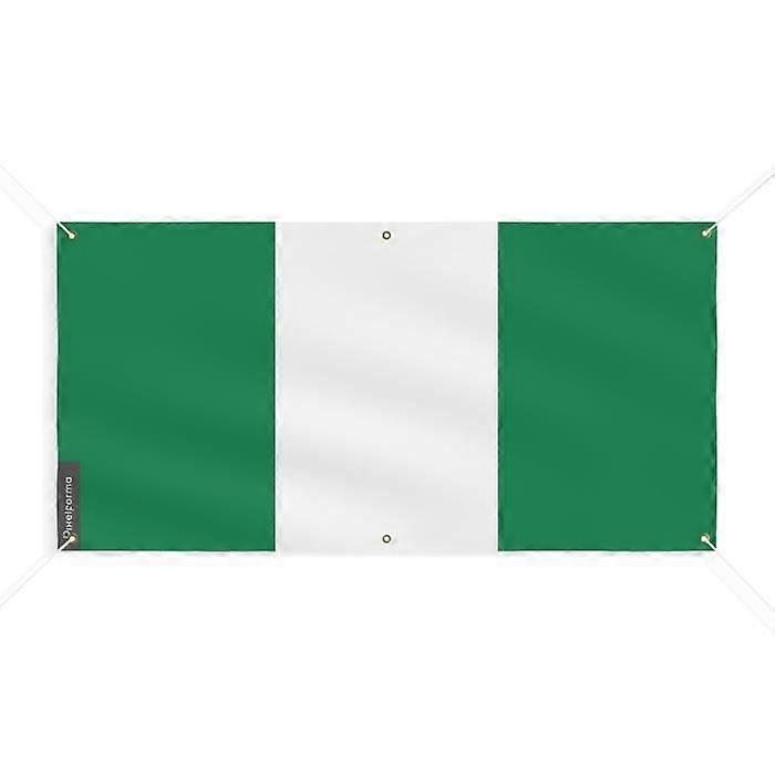 Banner - Nigeria - 140x280cm - Polyester - 6 Eyelets - Printed in durable color