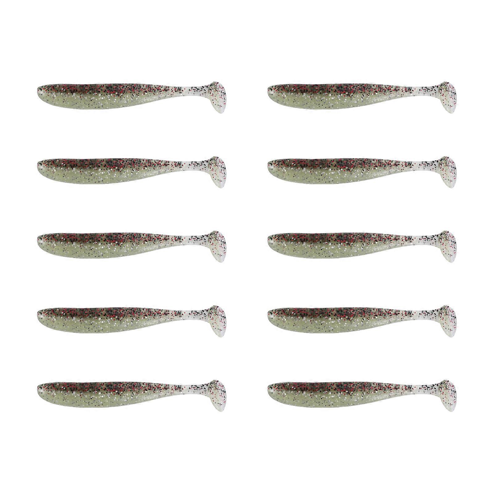 10lots Imitations Soft Baits Fishing Lures Realistic MultiJointed Swimbait for Use In Lake Rivers and Sea