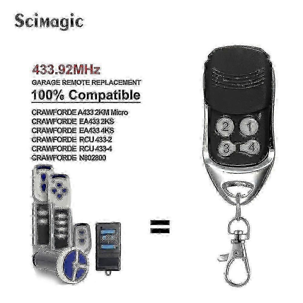 Normstahl Ea433 433.92mhz 2km Rolling Code Garage Remote Control for Gate