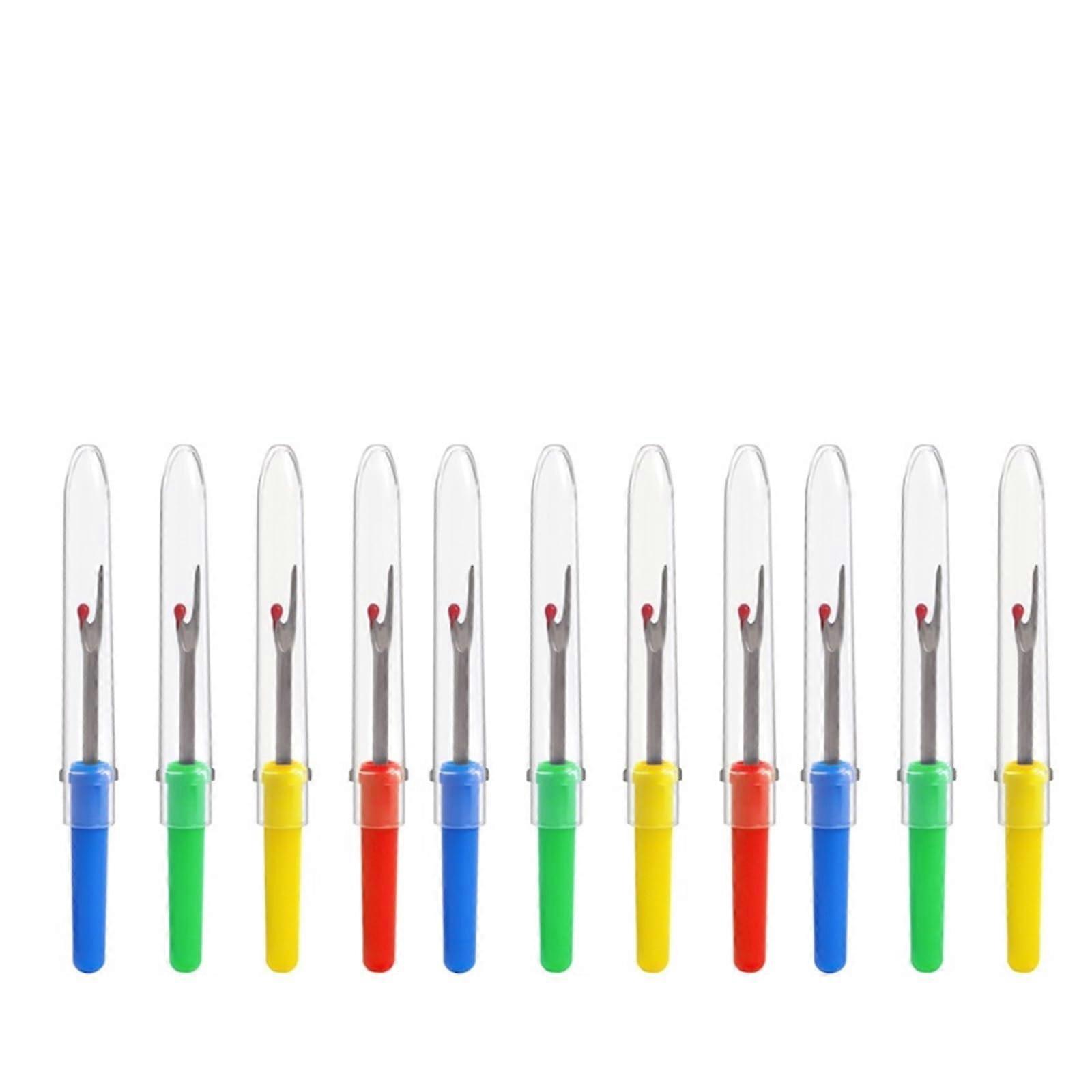 Stitch Unpicker Seam Ripper Sewing Thread Ripper Stitch Remover Tool and Scissors(B9cm,2pcs)