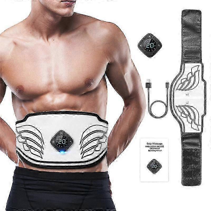 電気筋肉刺激装置振動ベルト腹筋トレーナーEms腹筋刺激装置トナーフィットネストレーニングギアホームジムベルト