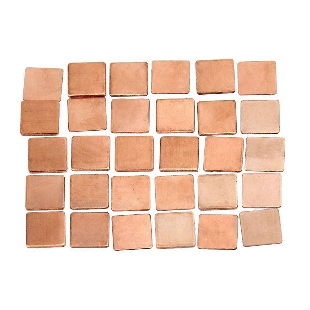 30pcs Laptop Copper Cooling Pads for GPU and CPU