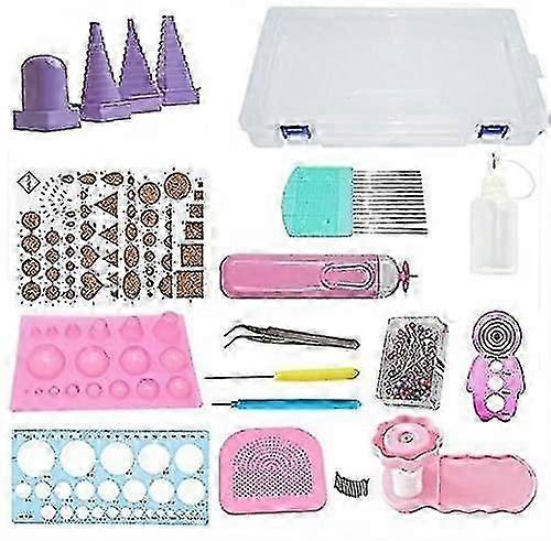 Paper Quilling Kits,19 Pcs Quilling Paper Set With All Necessary Tools For Beginners,quilling Tools And Supplies,paper Crimper