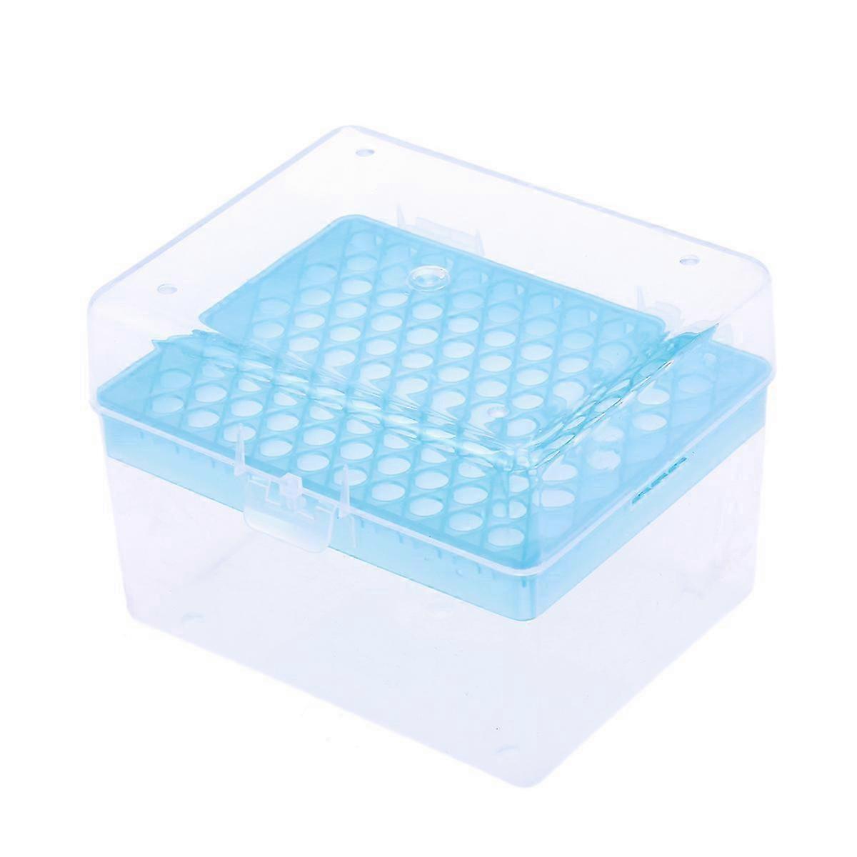Plastic Pipettes Rectangular Lab Box Transfer Droppers Lab Supplies Sky Blue