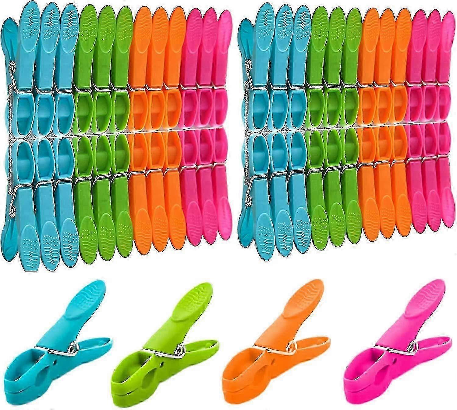 Clothesclips 48 Pieces Set Durable And Windproof Laundry Pegs