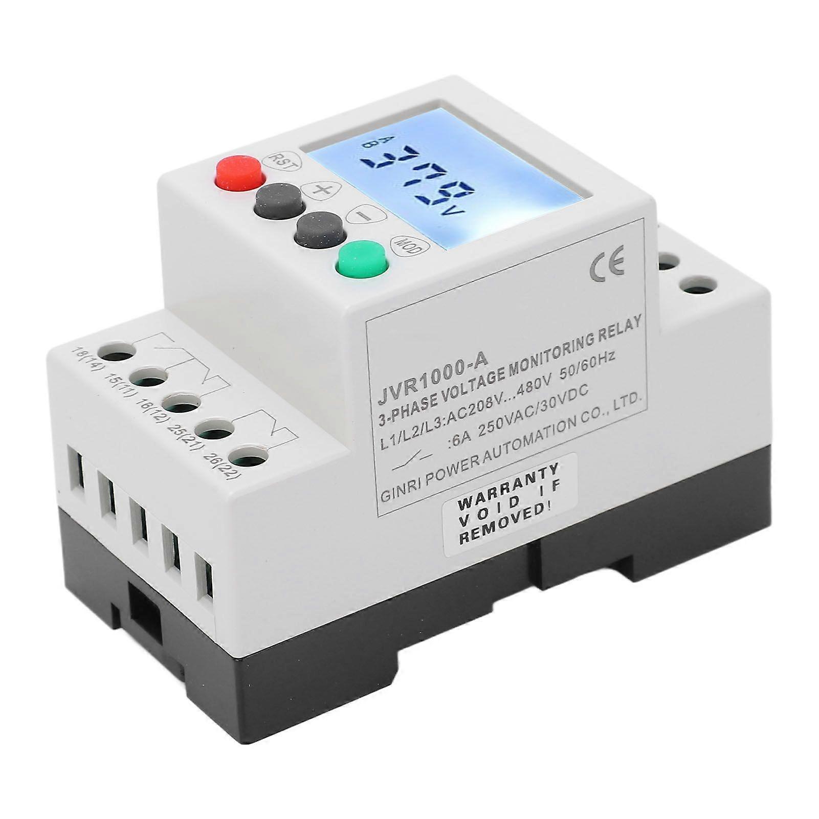 High quality  JVR1000-A three-phase three-wire voltage phase sequence protector