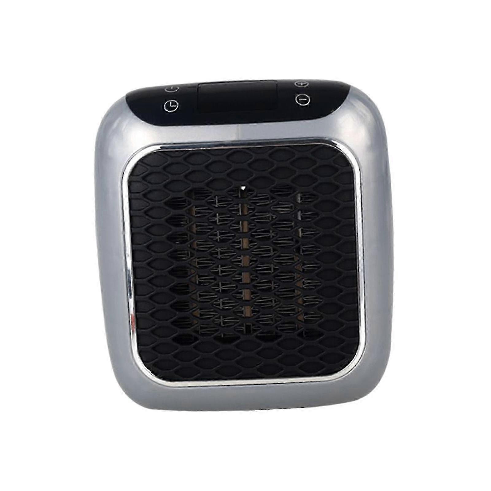 Quiet Space Heater with Timer for Quick Heating, Compact Electric Heater for Indoor Use in Bedroom, Bathroom, and Home
