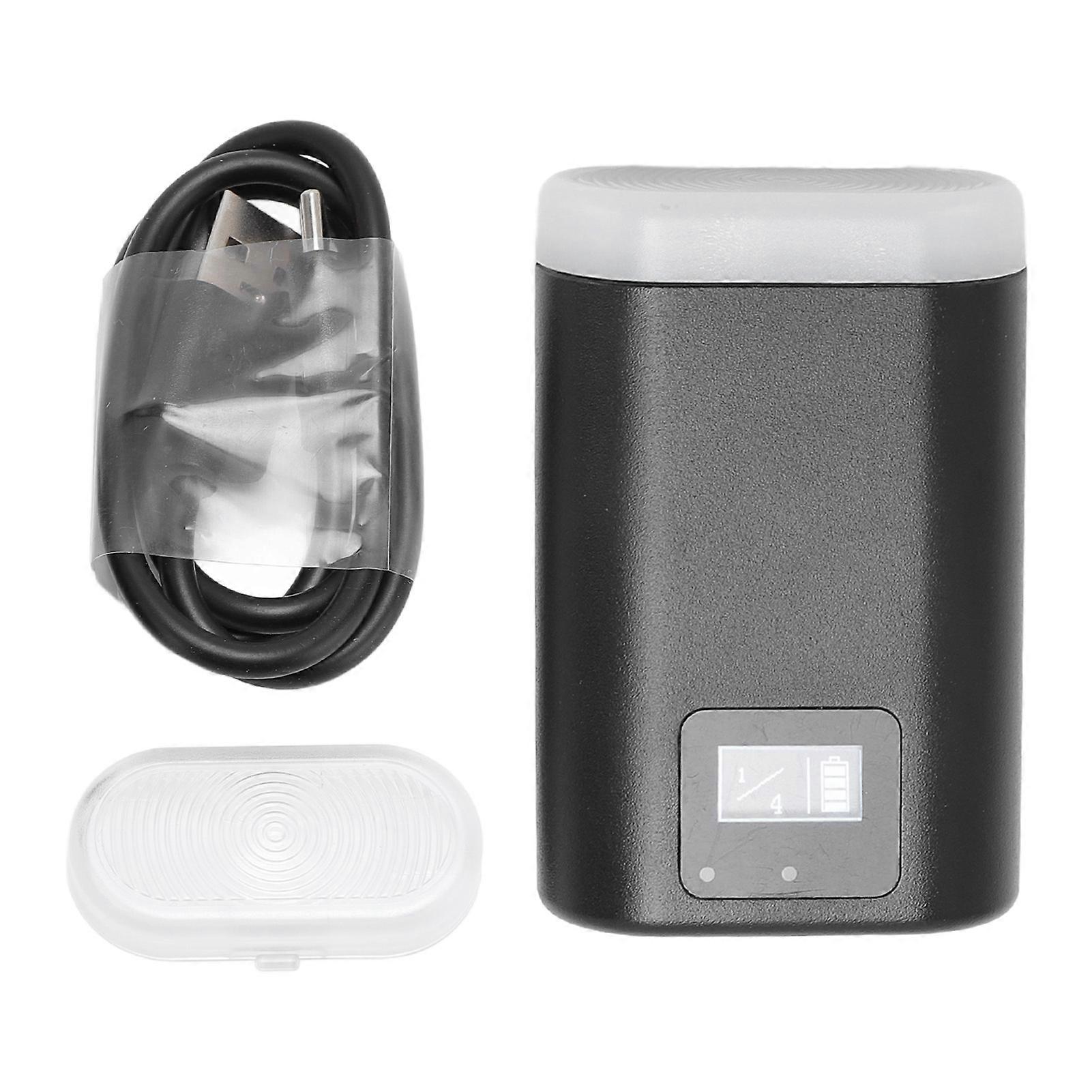 Universal Rechargeable Camera Flash - Compact, Brightness Adjustable, 5600K with Hot Shoe