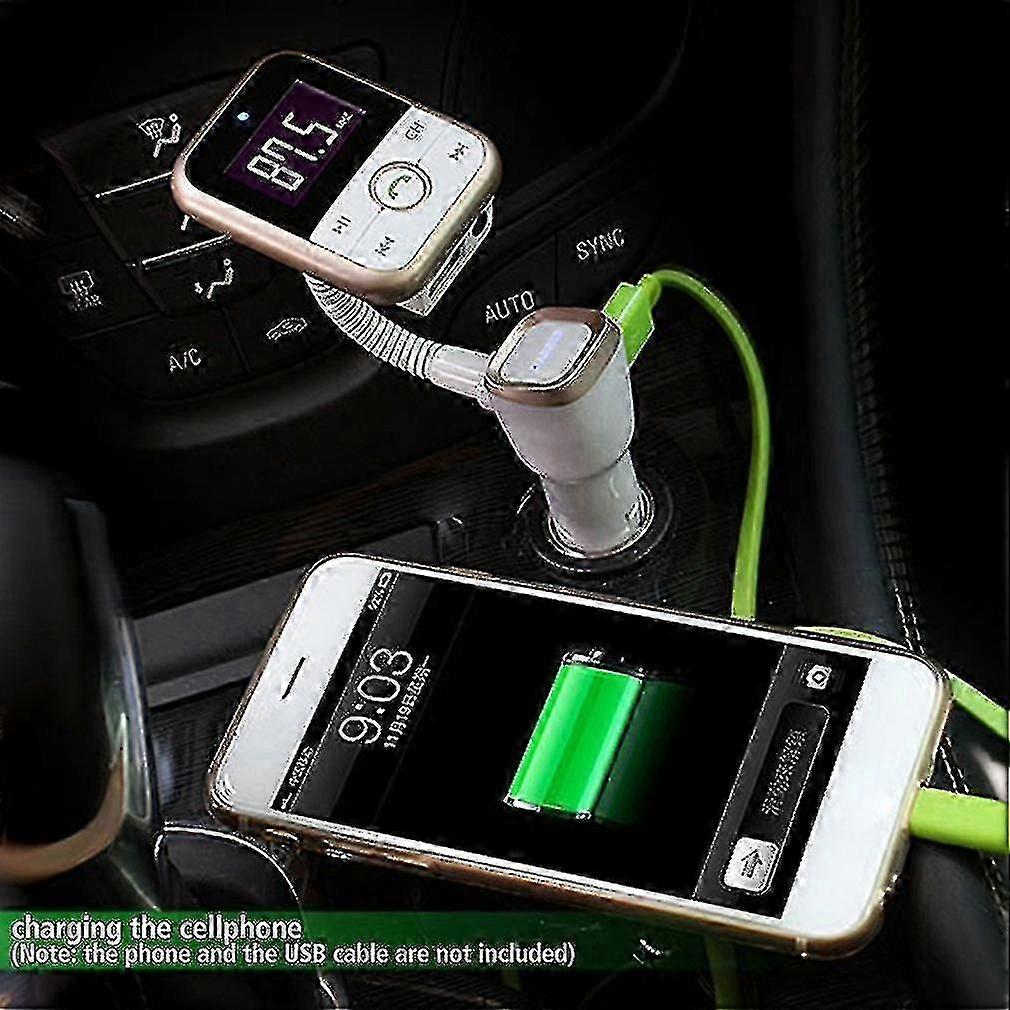 Bluetooth Transmitters Wireless Bluetooth Lcd Fm Transmitter Modulator Car Kit Mp3 Player Usb+remote