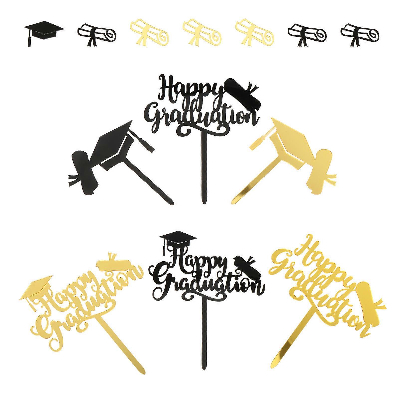 Elegant Graduation Cake Decorations, Designed to Complement All Styles