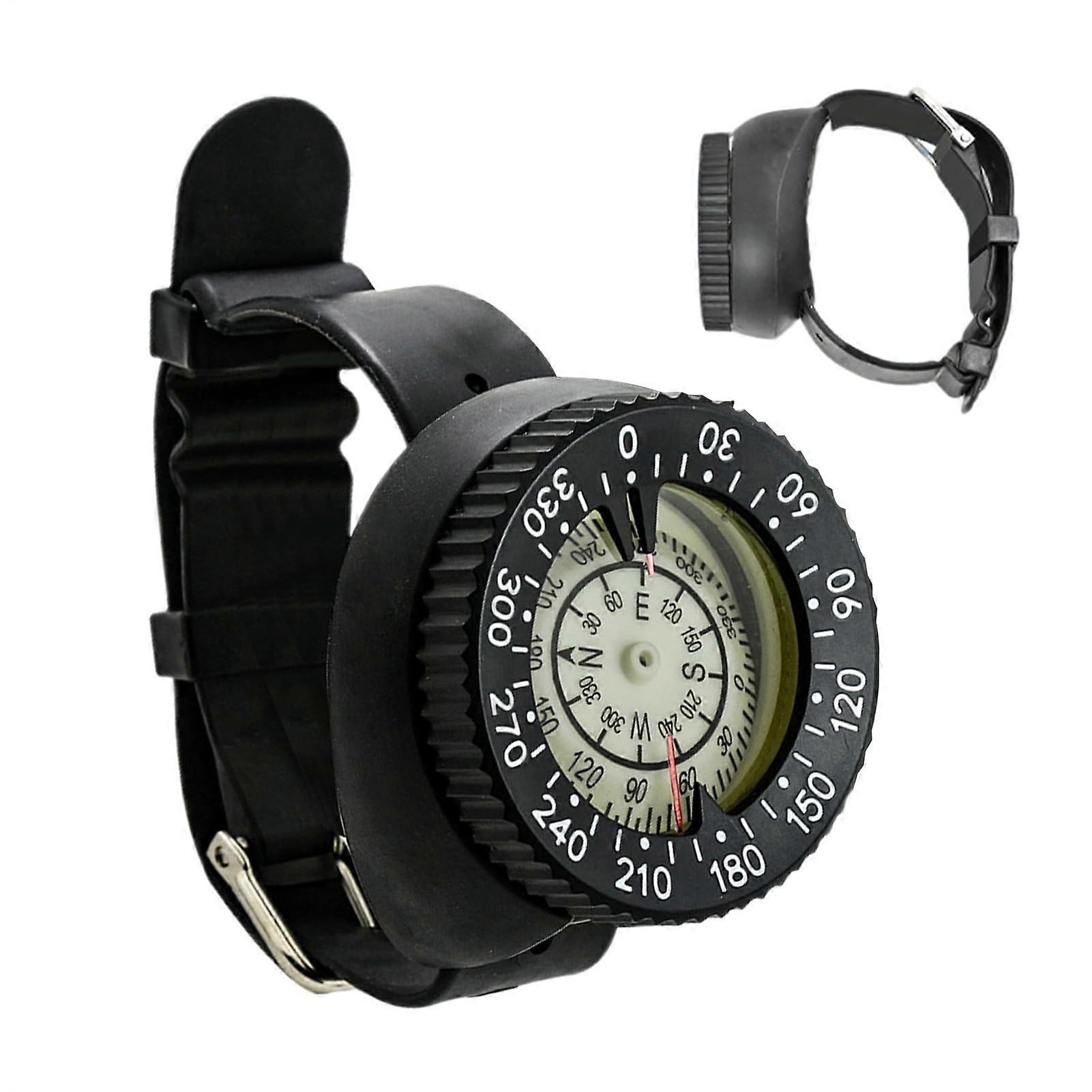 Handgelenkkompass Waterproof Luminous Wrist Compass For Diving Hiking Orienteering Kayaking Camping Underwater Navigation