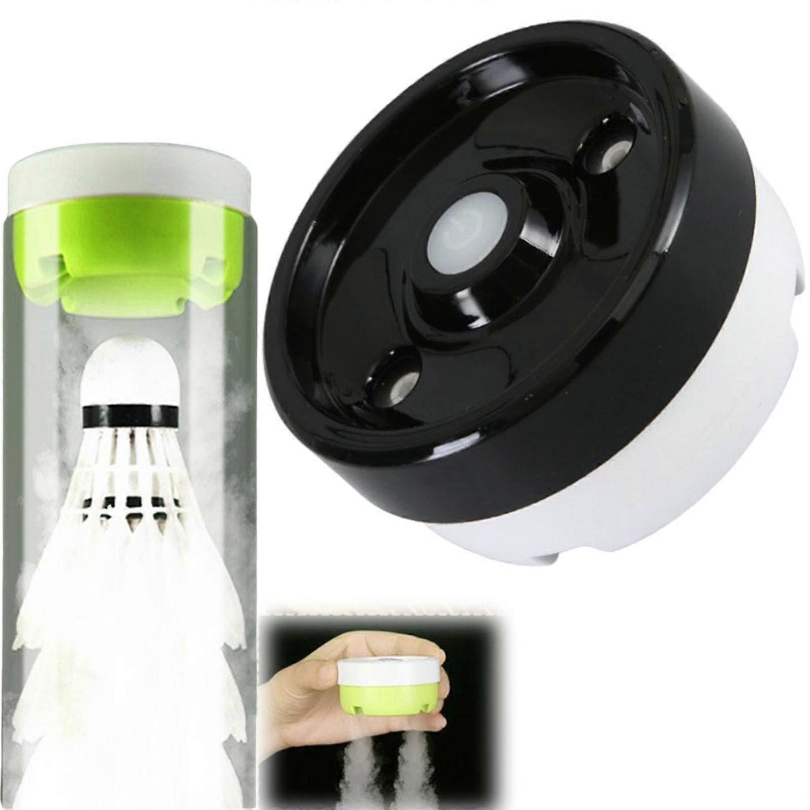 Shuttlecock Humidifier Black Badminton Feather Spring Humidifier For Shuttlecocks Ball Steamer Hose Caps