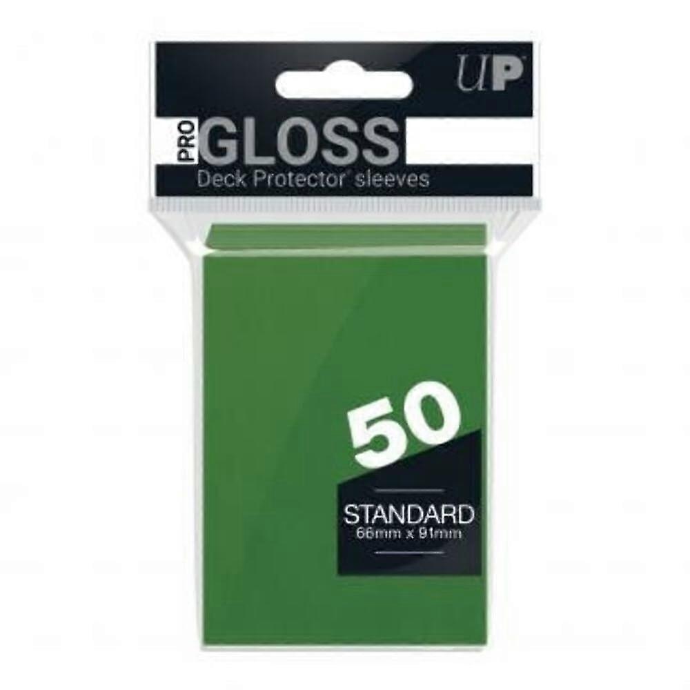Ultra-pro Pro-gloss Sleeves Standard Size Pack Of 50 (green)