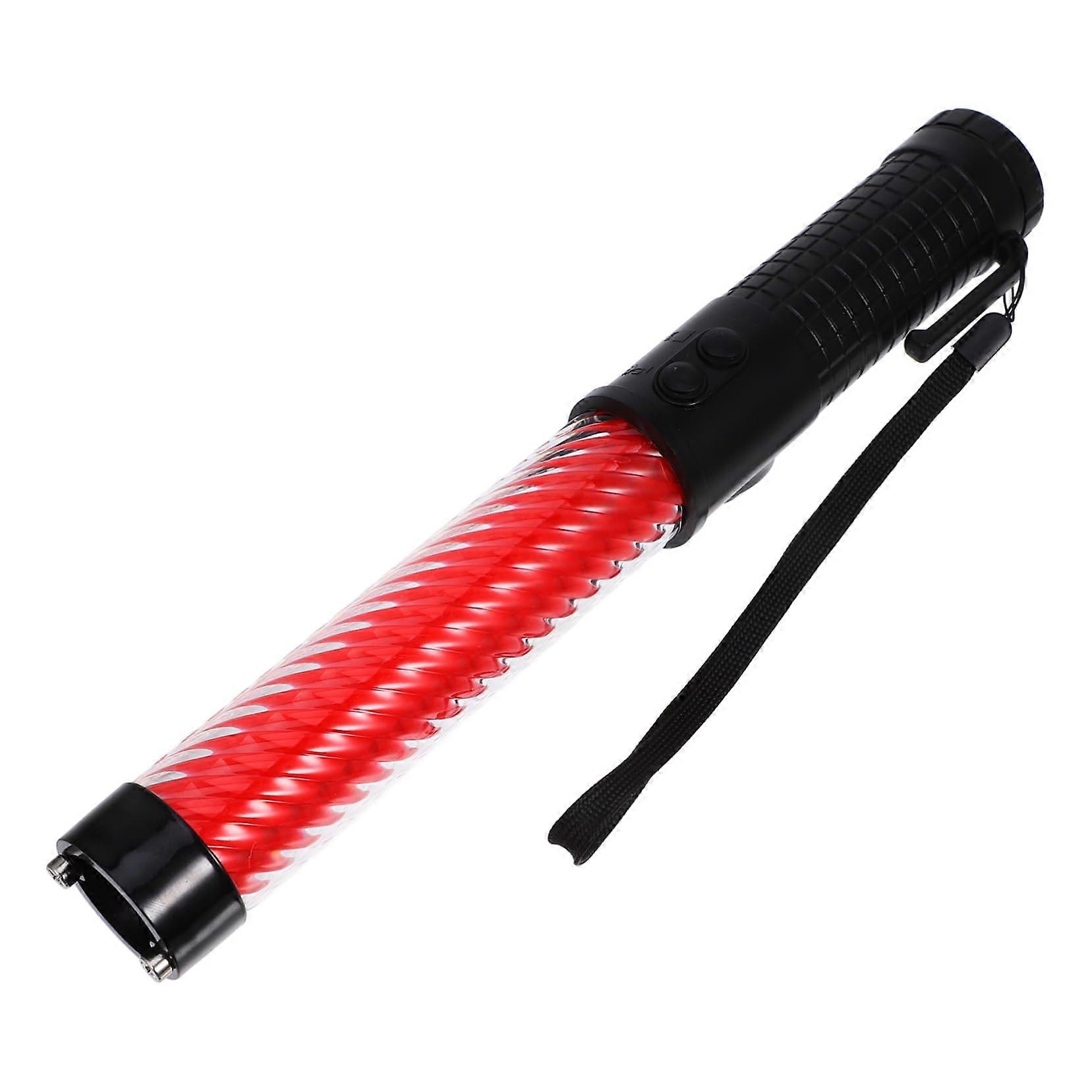 LED Traffic Control Signal Stick for Event Management, Durable, Reusable, Illuminated for Crowd Direction and Vehicle Guidance