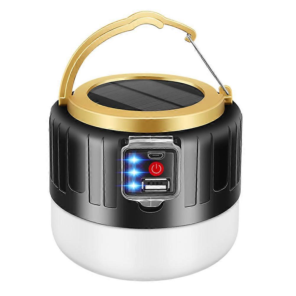 Camping Lantern Solar Charging Phone Charging Emergency Power Source Lighting Assorted Color 1Set