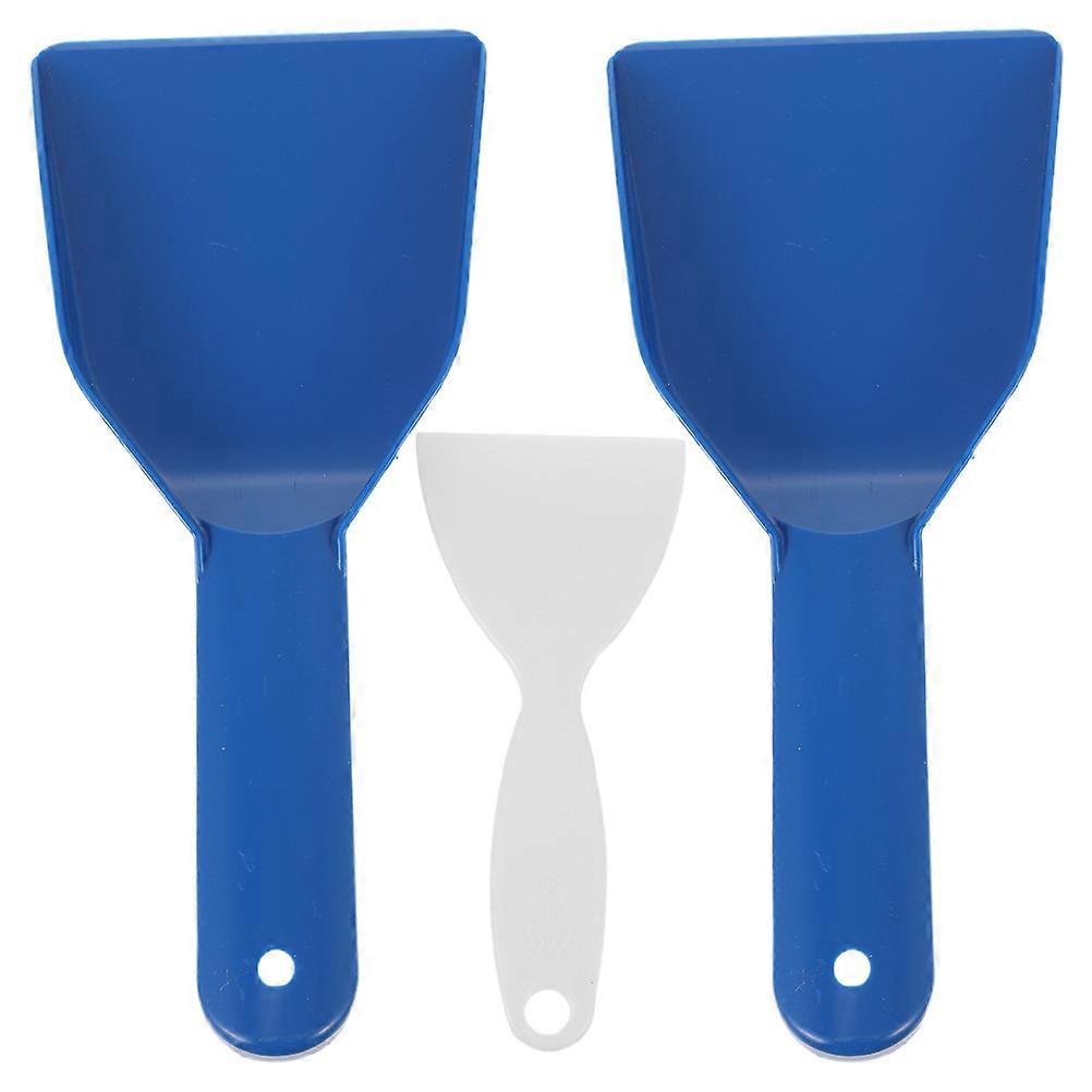 3pcs Durable Car Ice Snow Remover Freezer Tool Windshield Driveway Cleaner Winter Safe Sturdy Brush
