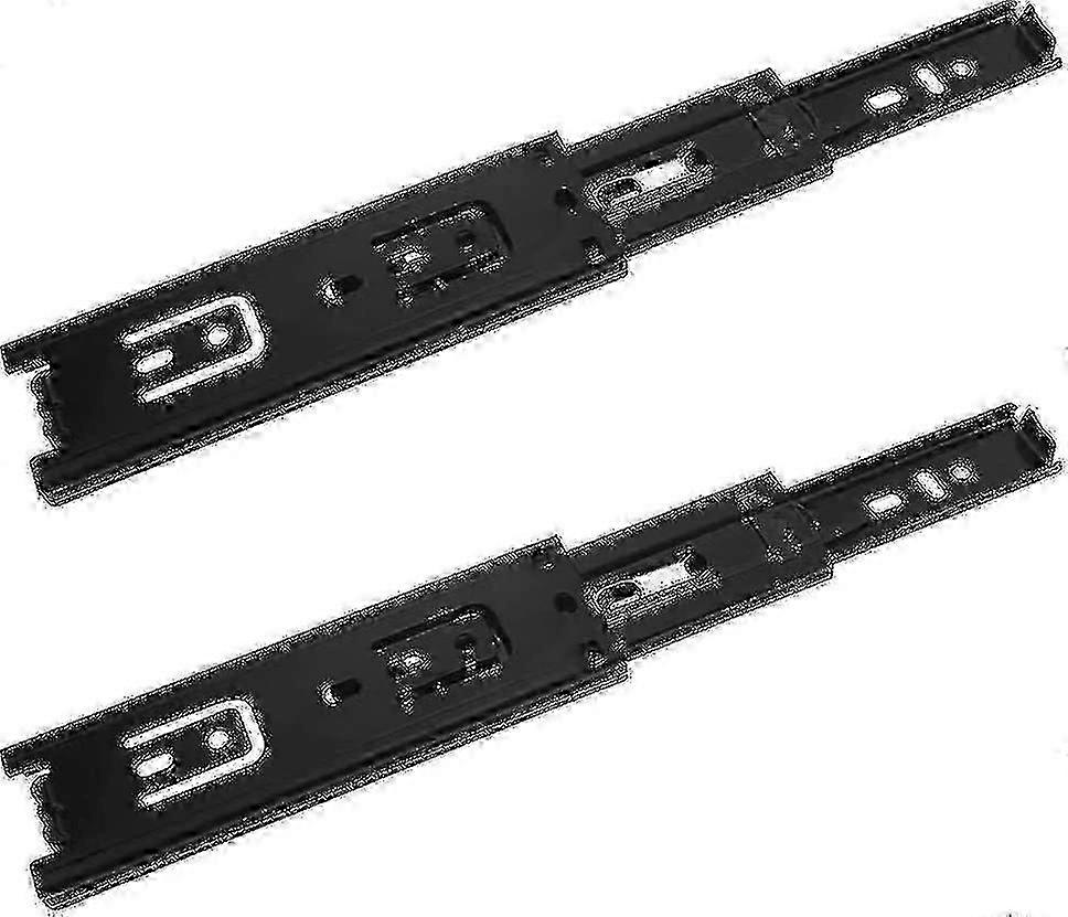 2 Pcs Drawer Slides, 150mm Heavy Duty Side Mounted Telescopic Full Extension Slides