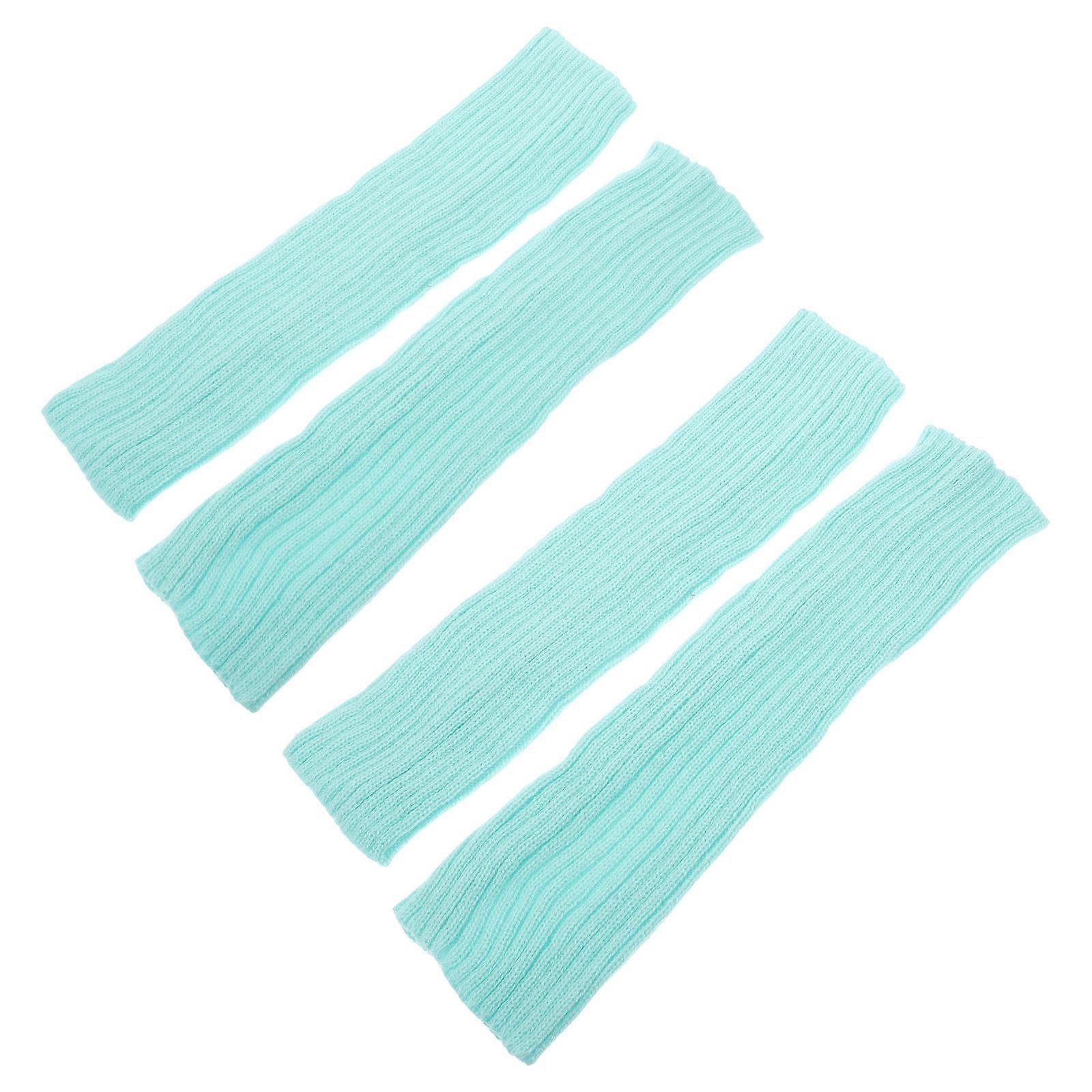 2 זוגות גרביים סרוגים צבעוניים לנשים - מחממי רגליים חורפיים חמים ורכים בעיצוב נמתח ואופנתי - אביזר למזג אוויר קר לאמהות