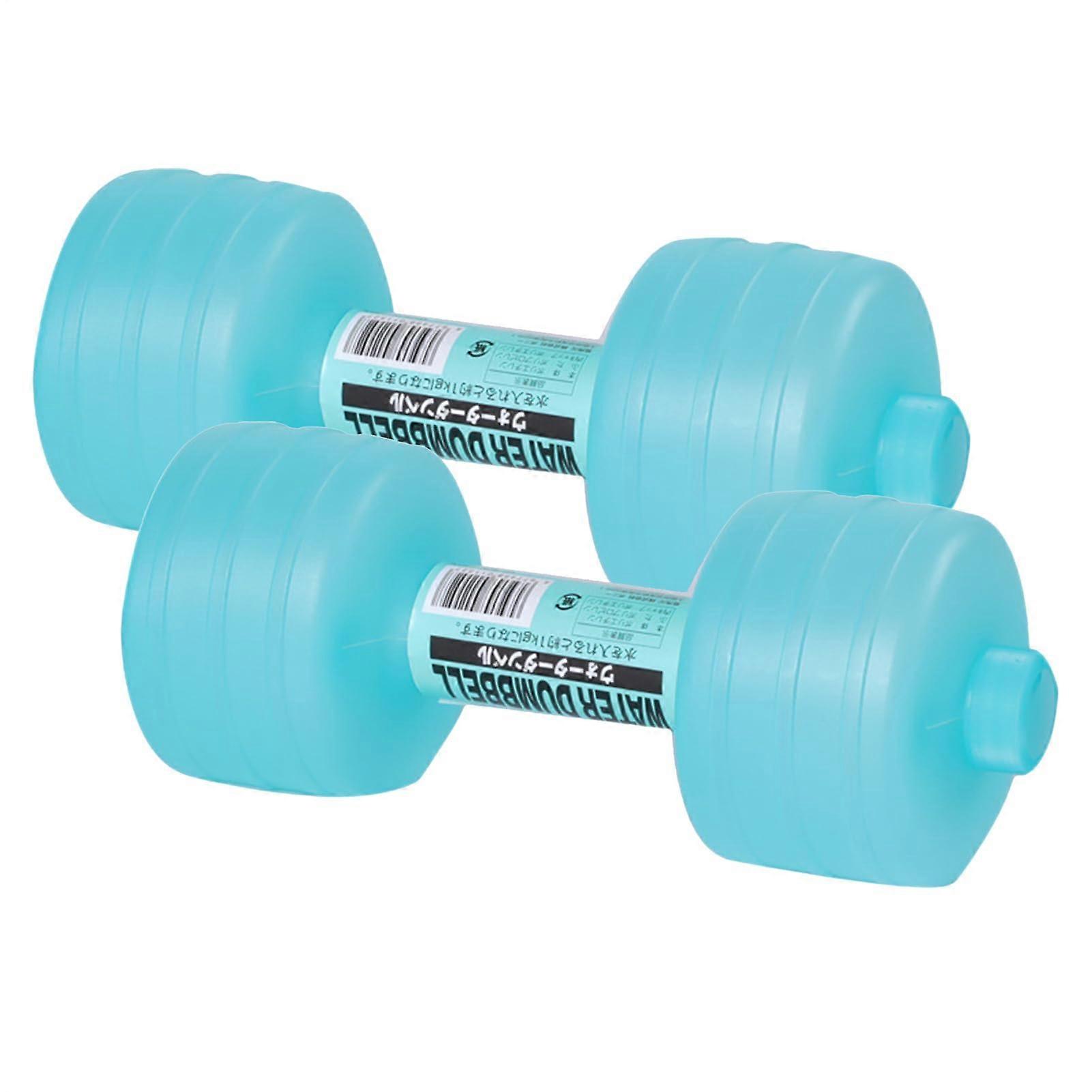 Water Dumbbells Set for Strength Training, Adjustable FillableWeights, Portable Travel Fitness Dumbbells for Men and Women, (Set of 2, Random Color)