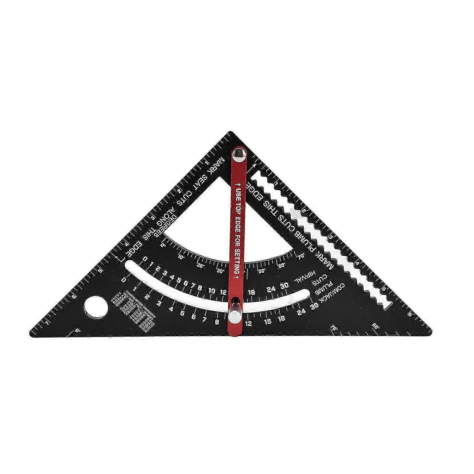 Adjustable Triangle Ruler Movable Aluminum Alloy Multifunctional Woodworking Layout Tool