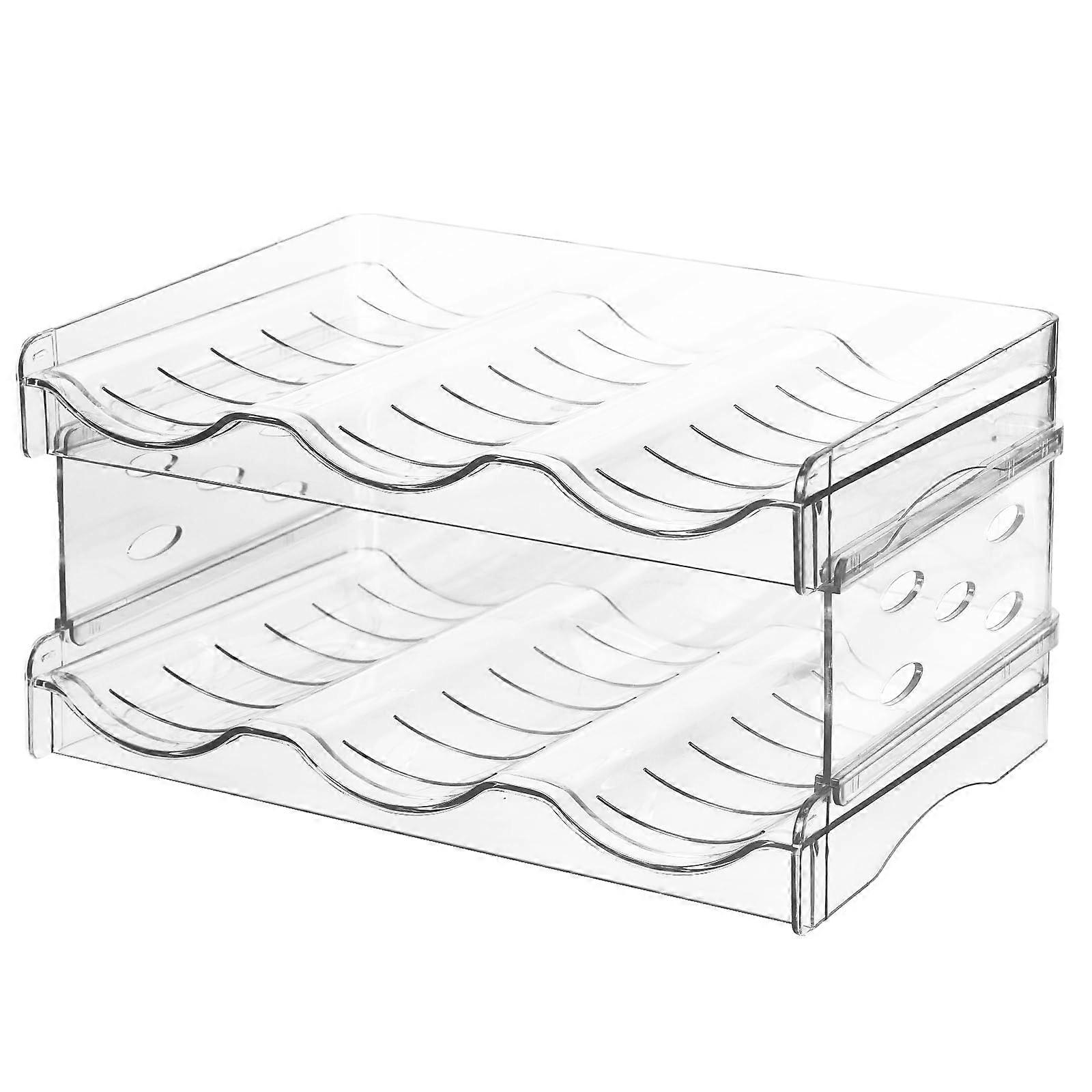 Wine Rack, Plastic Bottle Holder, Cupboard Organiser, for