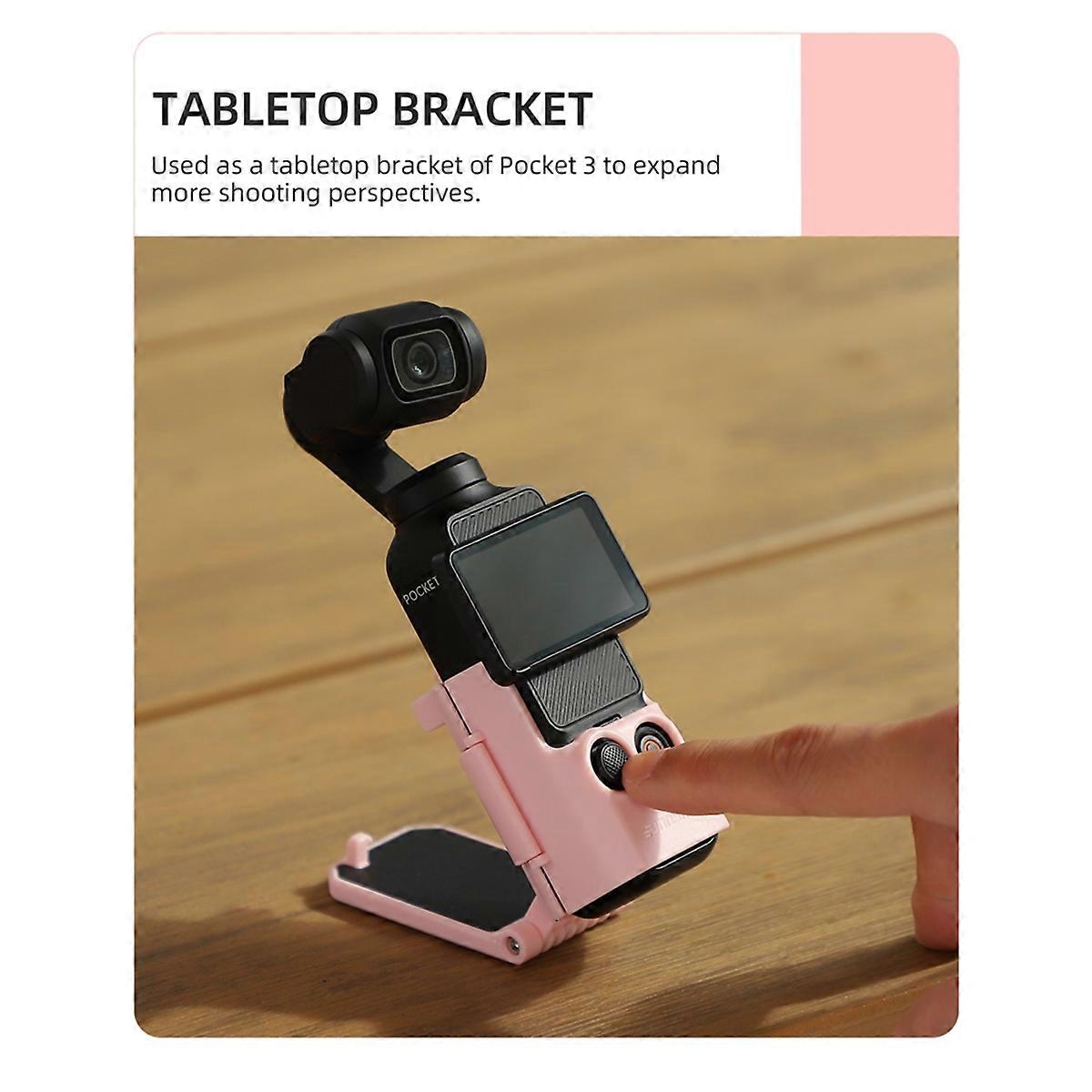  Desktop Bracket Base for 3, Pink
