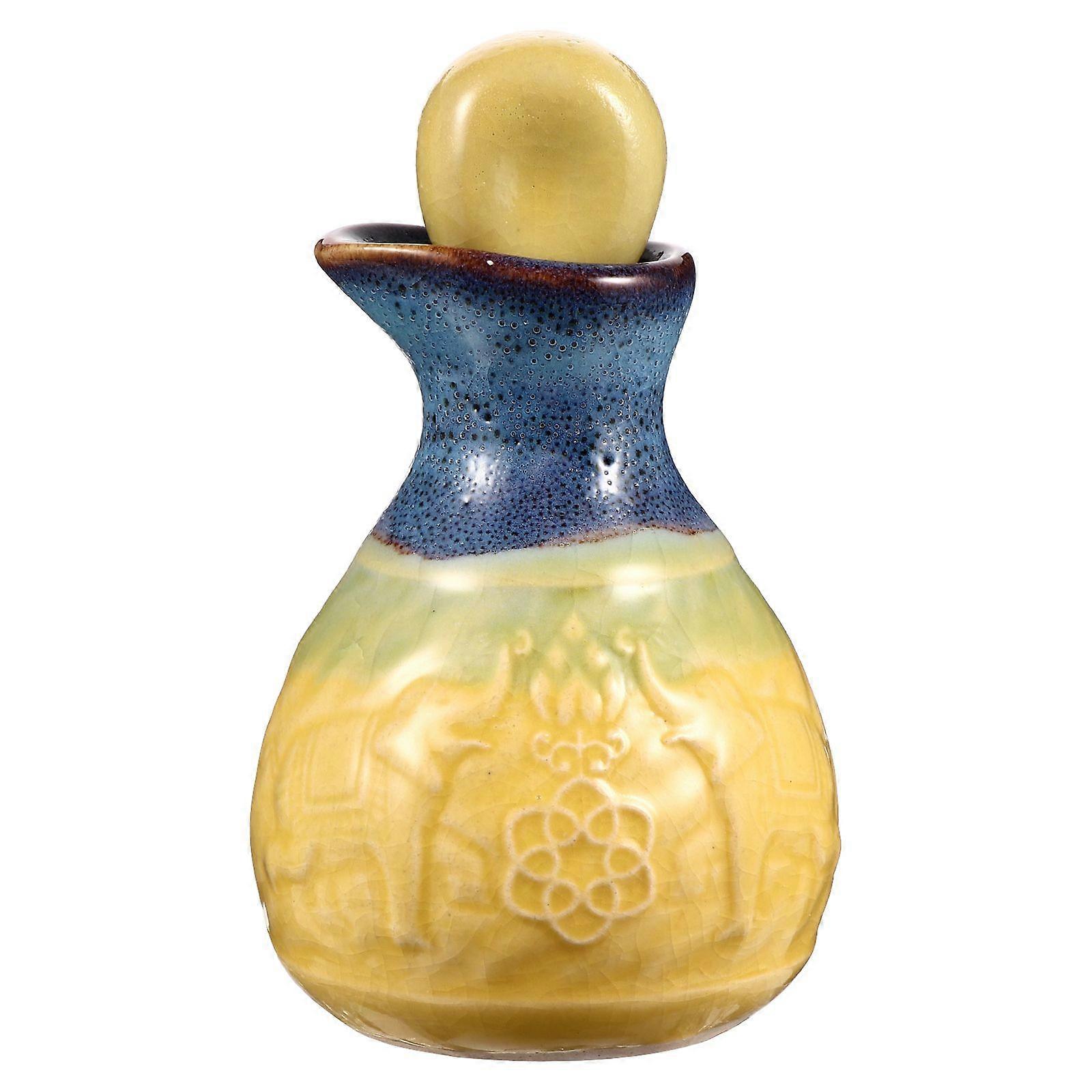 1 Set Ceramic Perfume Essential Oil Bottle Premium Practical Perfume Bottle