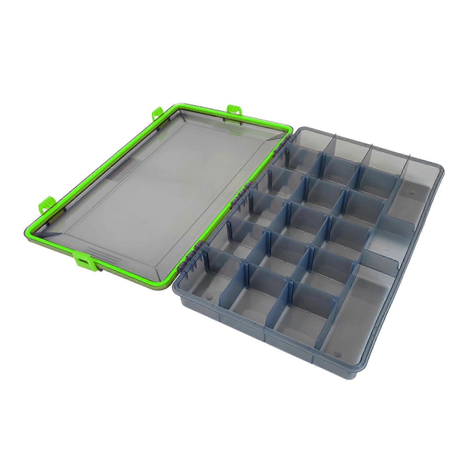 Bait Storage Box For Fishing With Removable Compartments, Grids, Tackle Gear, Carry Bag, Sealed Waterproof Case