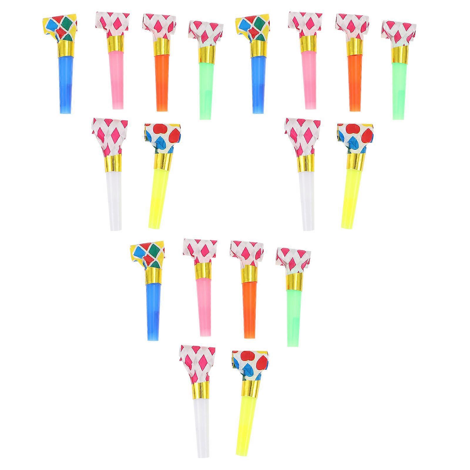 100pcs Colorful Party Blowouts & Whistles – Fun Noise Makers for Birthdays, Festivals & Family Gatherings