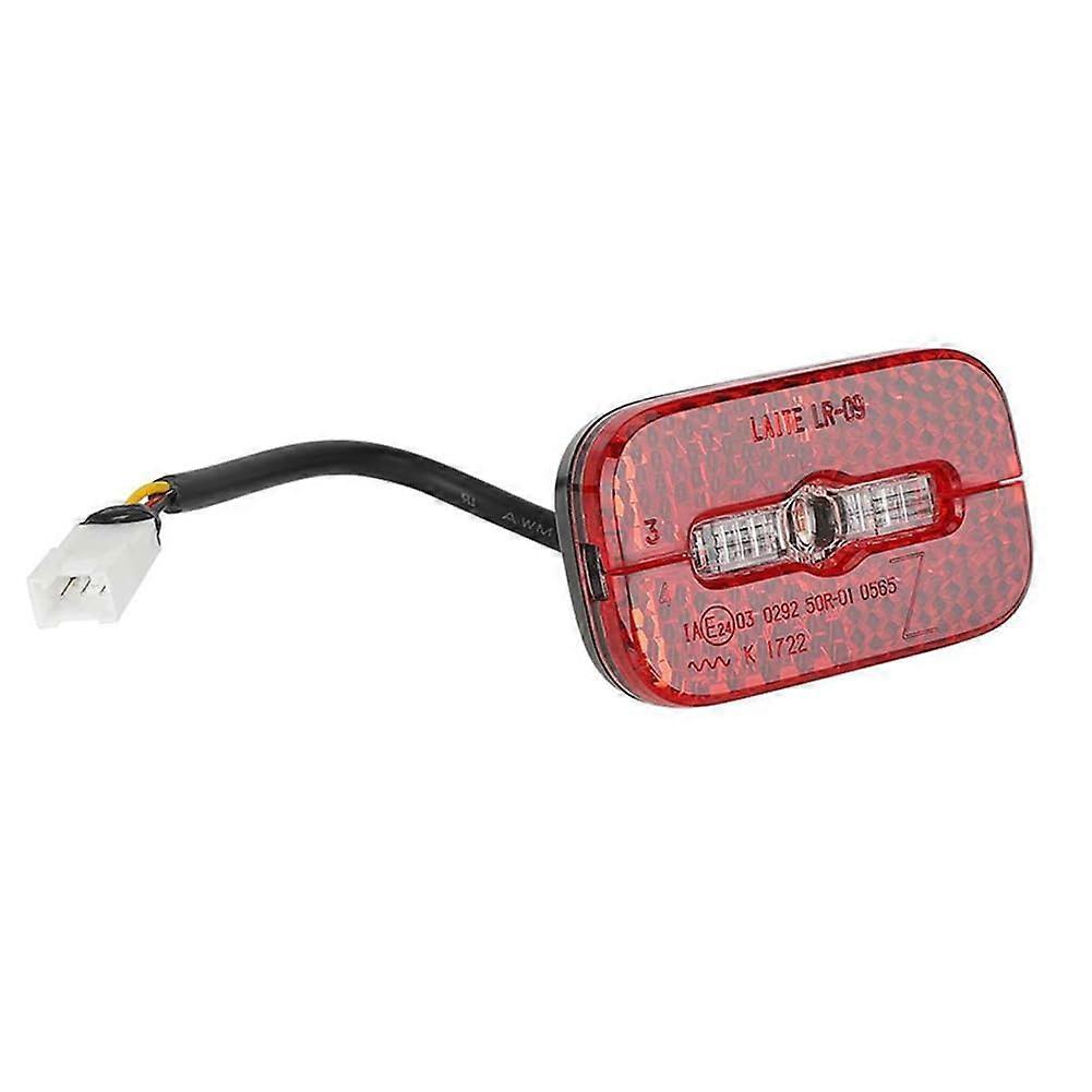 Electric Scooter Rear Light 6-48V Waterproof Short-Line Design for Enhanced Visibility and Safety