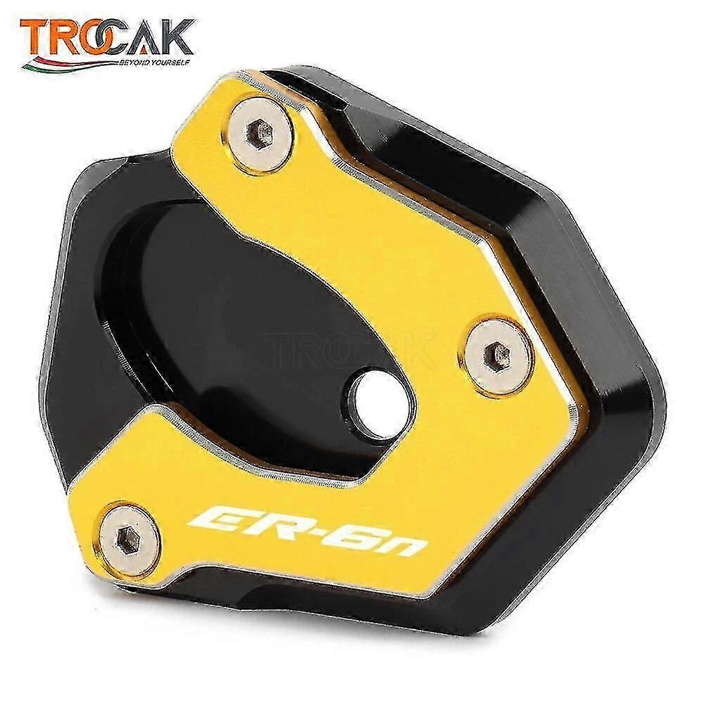 Fit For KAWASAKI ER6N ER 6N ER-6N ER-6F ER6F ER 6F 2006-2014 Motorcycle Kickstand Foot Side Stand Extension Pad Support Plate