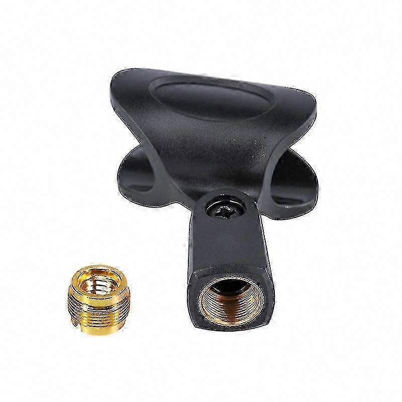 Universal Microphone Clip Holder Compatible with Most Mics - Adjustable & Secure Grip