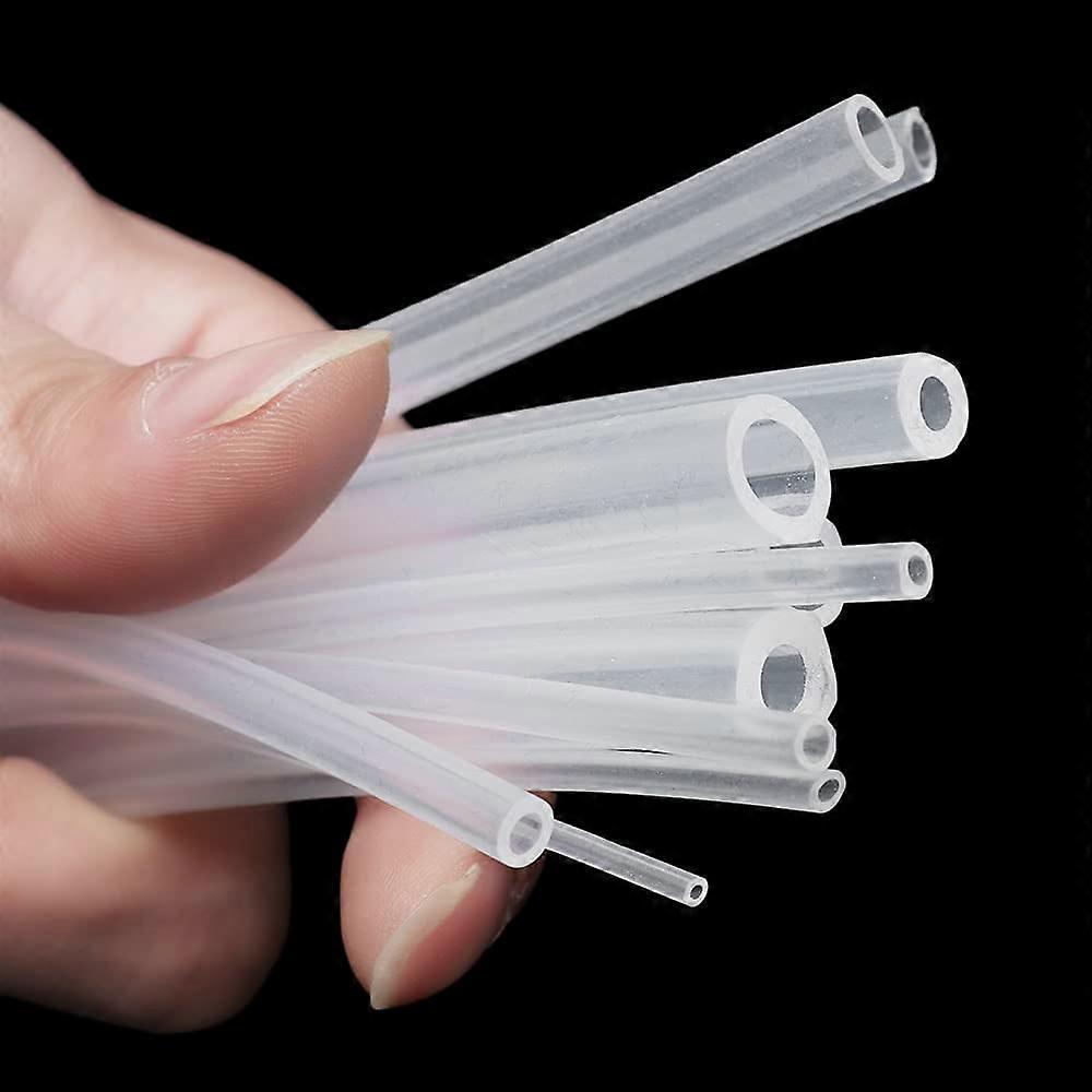 Silicone Hose Tubing 1 Meter Length Inner Diameter 0.5-10 Mm 2x3 Mm Safe Use Transparent