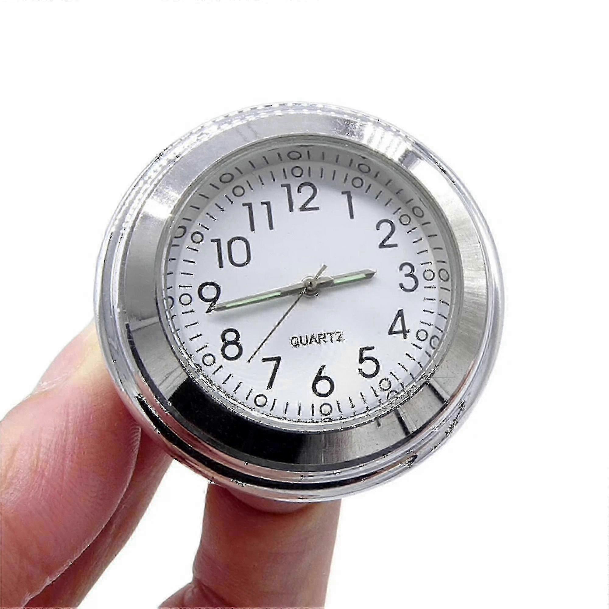 Waterproof Quartz Clock for Motorcycles, Handlebar Mount - In Stock
