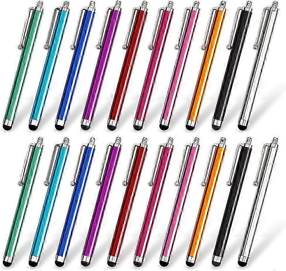 20 Pack Stylus Set, Universal Capacitive Touch Screen Stylus Compatible with Various Devices