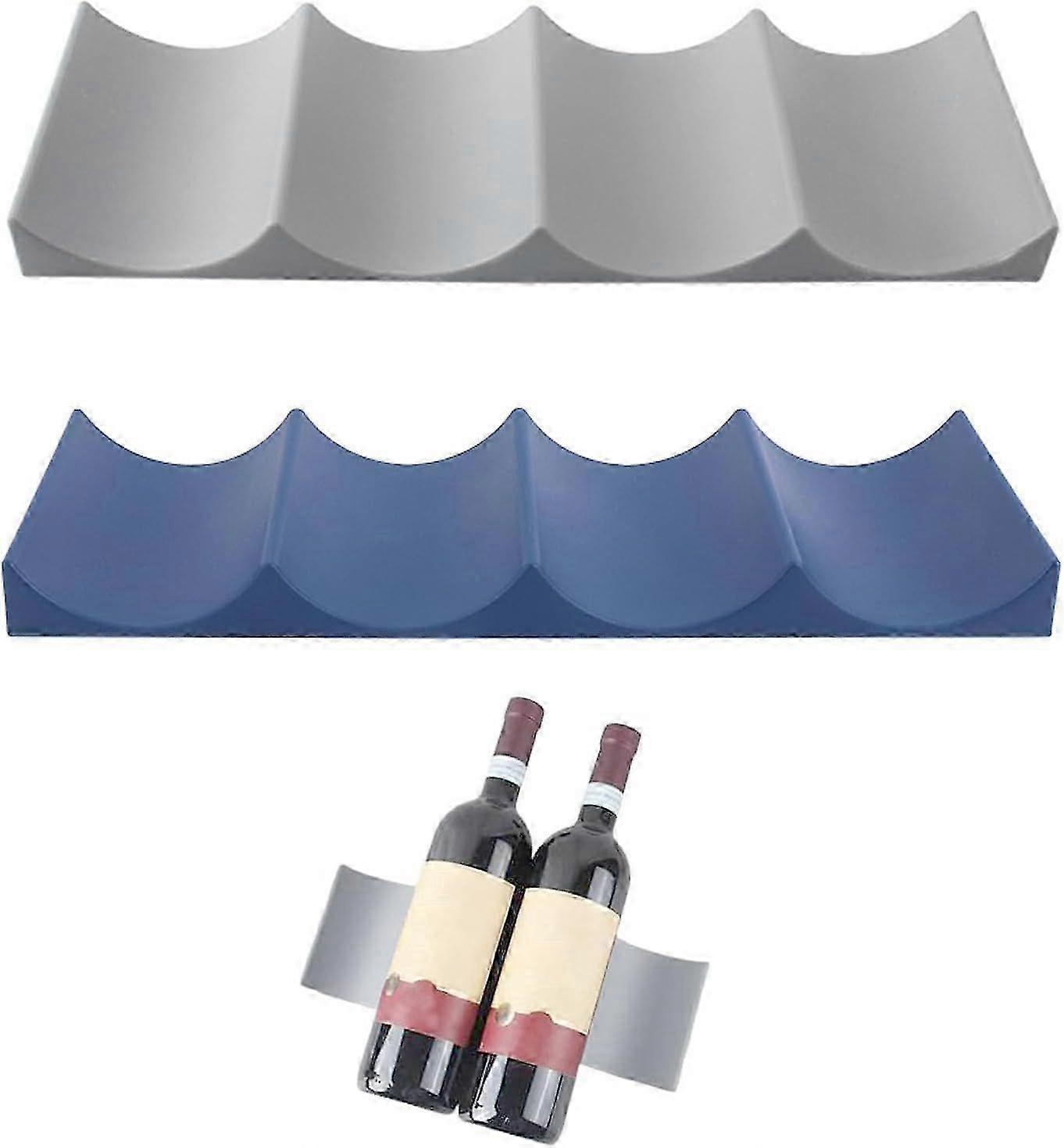 2 kpl jääkaappipullon pidike, viinipullon pidike, jääkaapin pullotelineet, viinipulloteline, muovinen viiniteline jopa 10 pullolle, keittiön kaappeihin